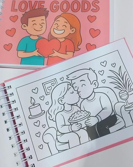 Livro de Colorir Love Goods