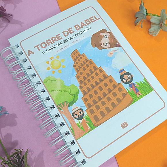 Livro de História da Bíblia Ilustrada Personalizada