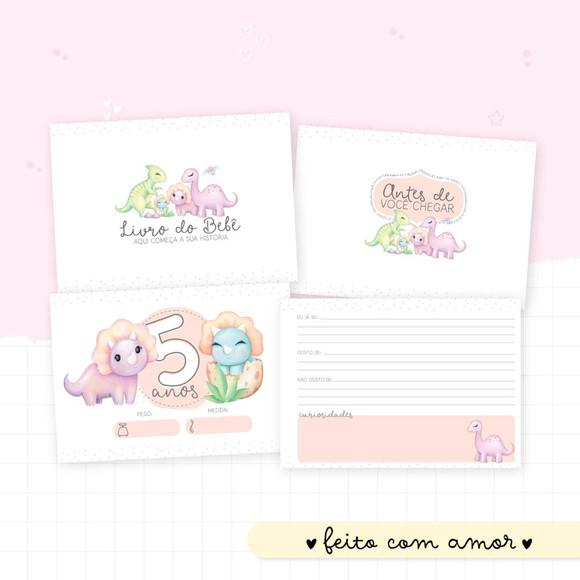 Livro do Bebê Dinossauro Menina