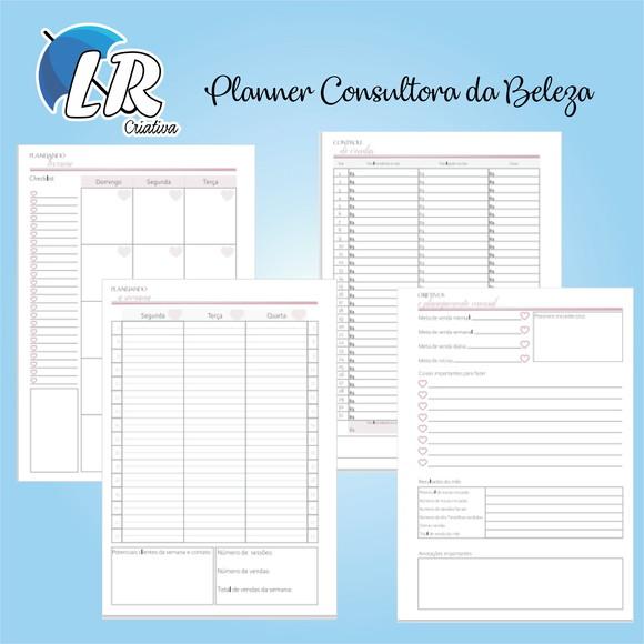 Planner da Consultora da Beleza permanente