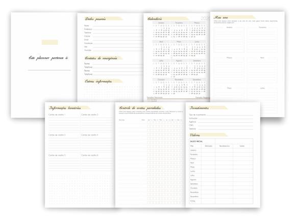 Planner Financeiro Permanente