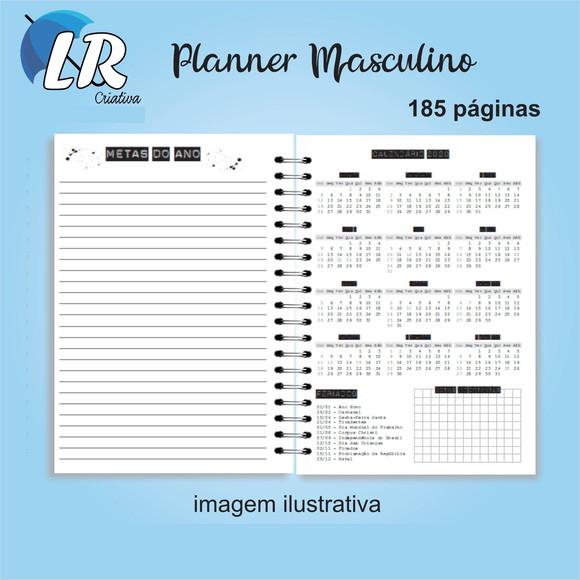 Planner Masculino Permanente