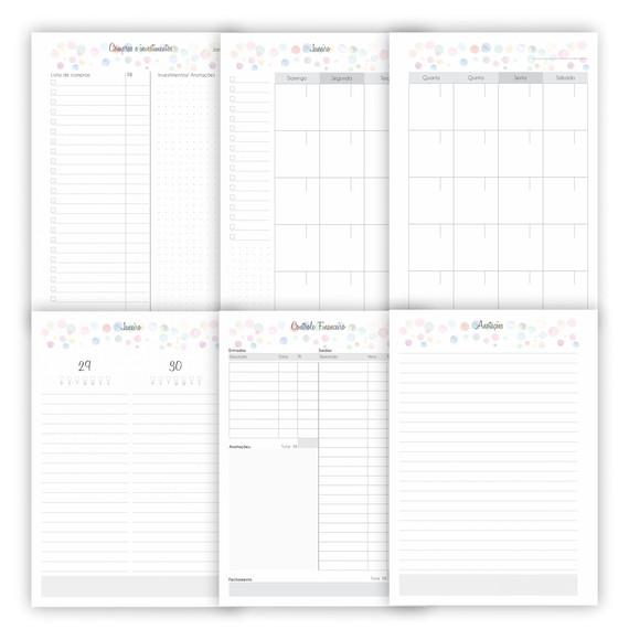 Planner permanente da Confeiteira