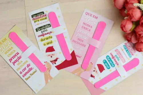 20 Cards com Lixa Natal