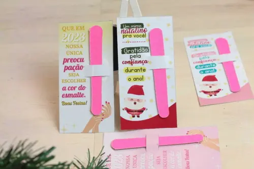 20 Cards com Lixa Natal