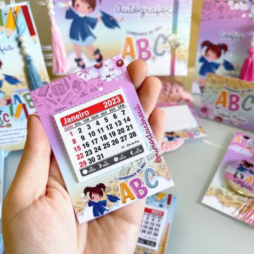 20 Mini Calendário Formatura