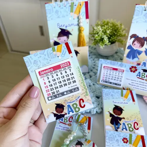 20 Mini Calendário Formatura