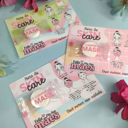20 Lembrancinhas Dia das Mães Máscara Skin Care