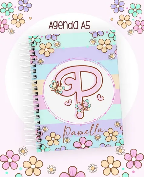 Agenda Alfabeto Fofo 2023 2 Dias Por Folhas