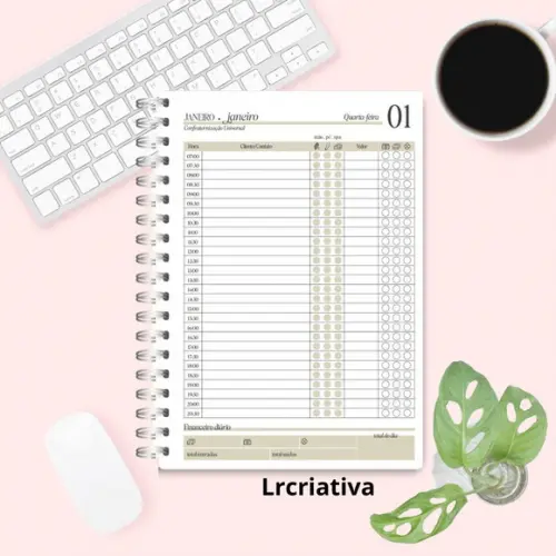 Agenda de Agendamento Manicure 2025