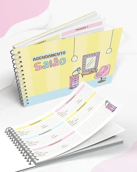 Agenda de Agendamento Para 3 4 ou 5 Profissionais