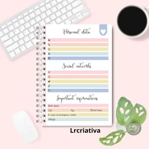 Agenda em Inglês Candy 2025