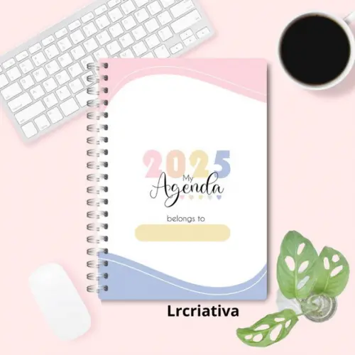 Agenda em Inglês Candy 2025