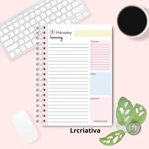 Agenda em Inglês Candy 2025