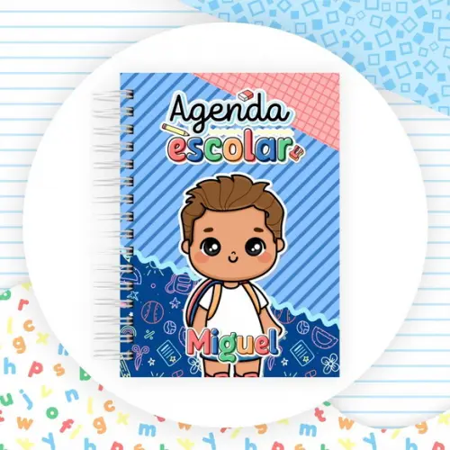 Agenda Escolar 2 Dias Por Folhas 2024