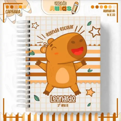 Agenda Escolar Capivara 2026
