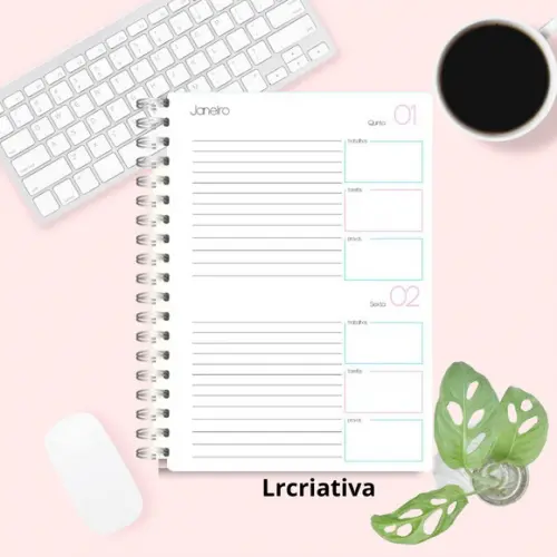 Agenda Escolar Capivara 2026 2 Dias Por Páginas