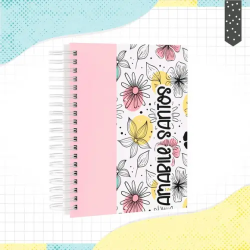Agenda Escolar Floral Permanente
