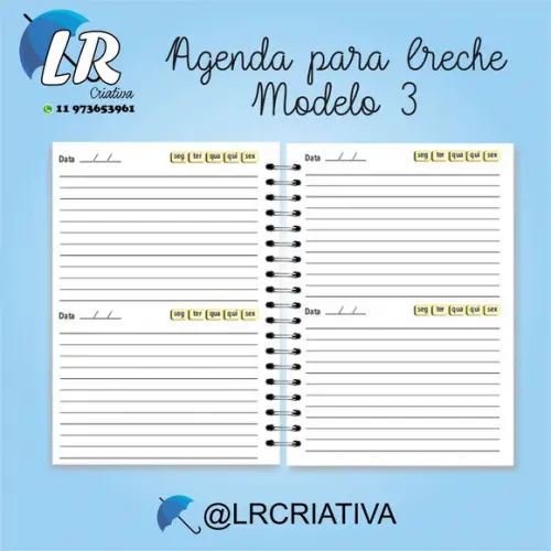Agenda Escolar ou Creche