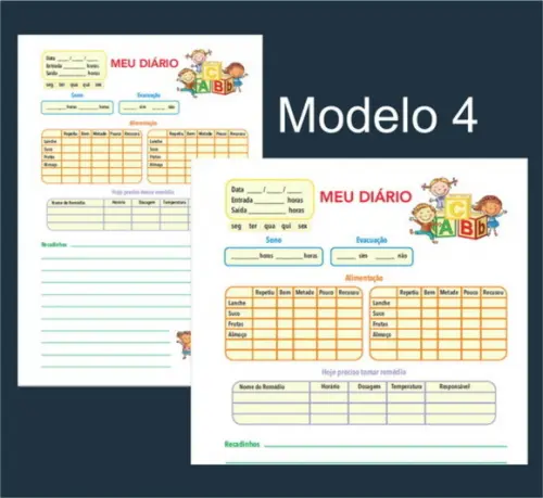 Agenda Escolar ou Creche com Foto