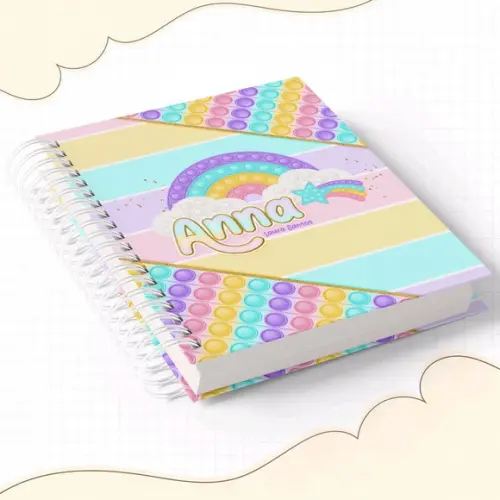 Agenda Escolar ou Creche Pop It