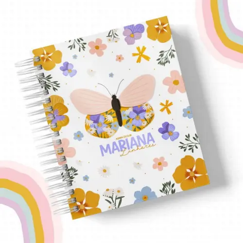 Agenda Escolar para Creche Borboleta
