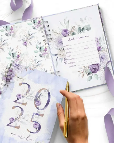 Agenda Floral Violeta 2025