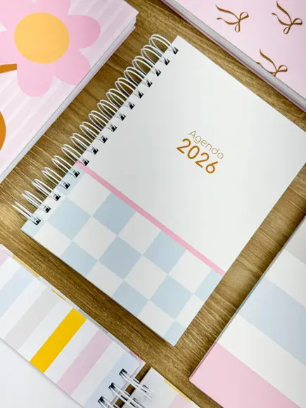 Agenda Fofa 2026 2 Dias Por Folhas