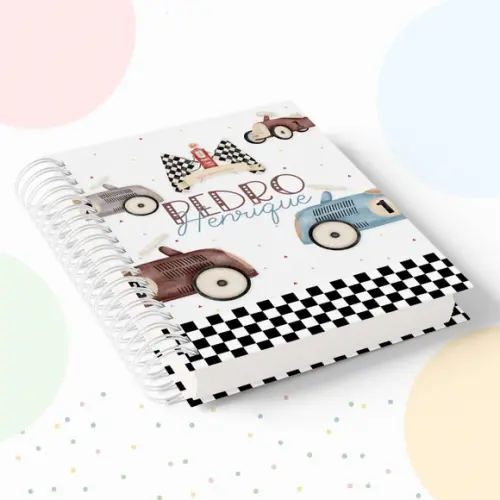 Agenda para Creche 2024 Carros
