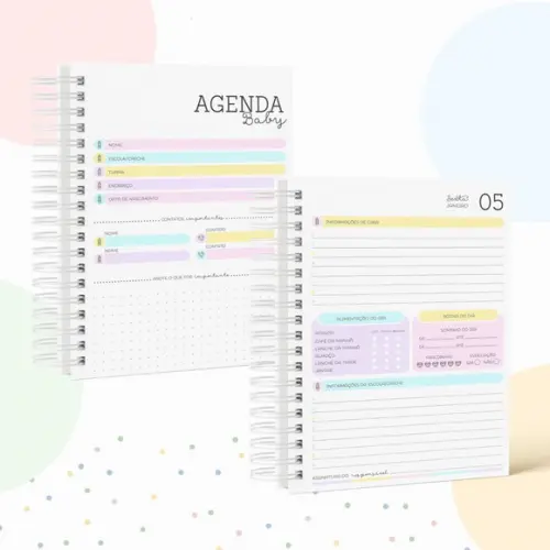 Agenda para Creche 2024 Astronauta