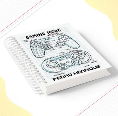 Agenda para Creche Video Game 1 Dia Por Folha