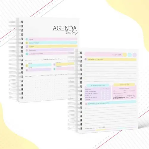 Agenda para Creche Unicórnio 1 Dia Por Folha
