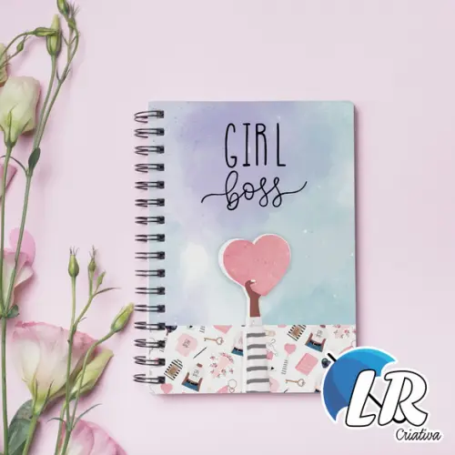Agenda permanente Girl Power 2 dias por folhas