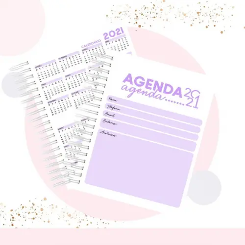 Agenda Permanente Personalizada com Foto