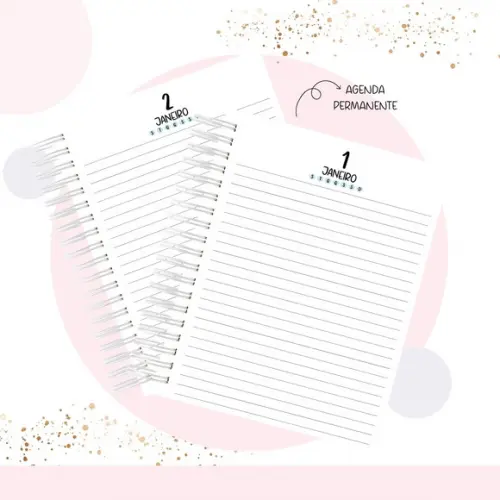 Agenda Permanente Personalizada com Foto