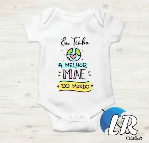 Body infantil Dia das Mães