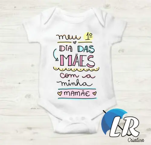 Body infantil Dia das Mães