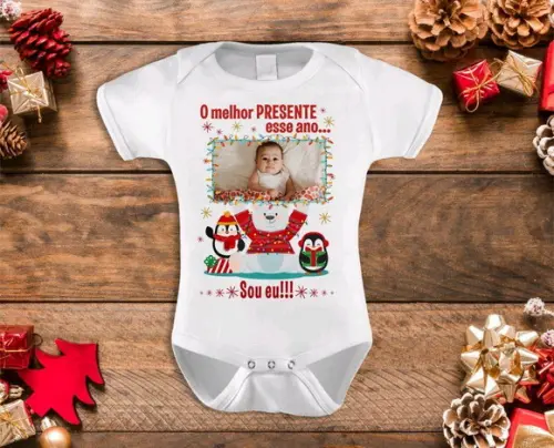 Body infantil personalizado Natal