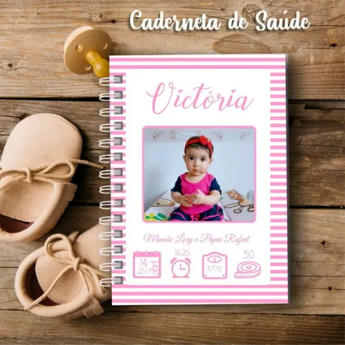 Caderneta de Saúde (vacina) Personalizada com Foto