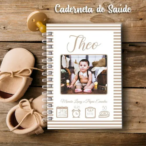 Caderneta de Saúde (vacina) Personalizada com Foto