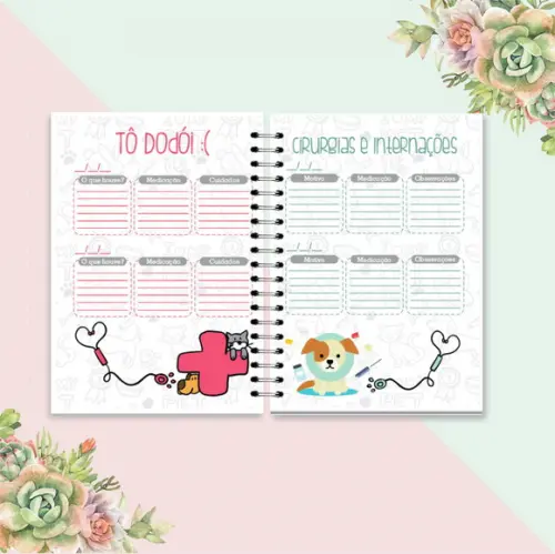 Caderneta de Vacina Pet Personalizada