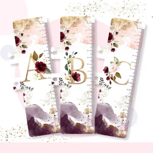 Caderno Alfabeto Marsala Personalizado