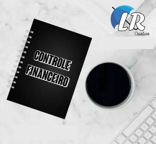 caderno controle financeiro masculino Personalizado