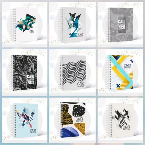 caderno controle financeiro masculino Personalizado