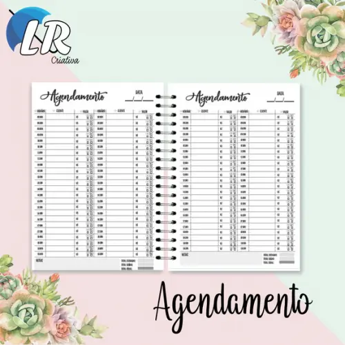 Caderno de Agendamento Depilação