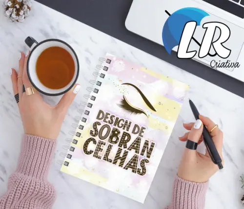 Caderno de Agendamento Designer Sobrancelhas