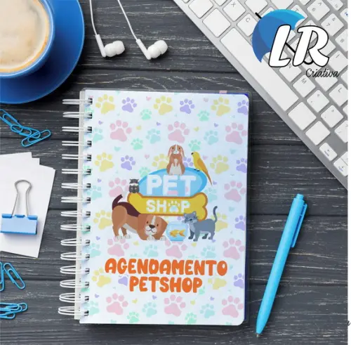 Caderno de Agendamento para Petshop
