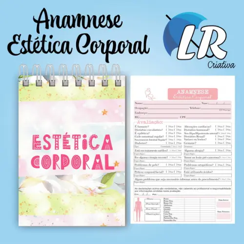 Caderno De Anamnese Estética Corporal