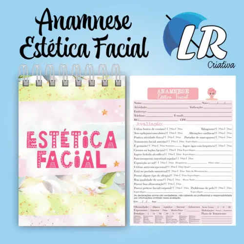 Caderno De Anamnese Estética Facial