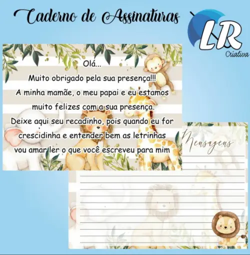 Caderno de Assinaturas